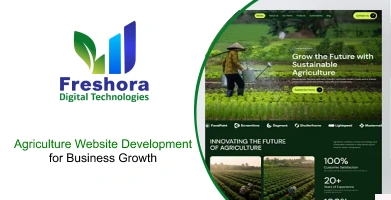 Agriculture Website Development for Business Growth