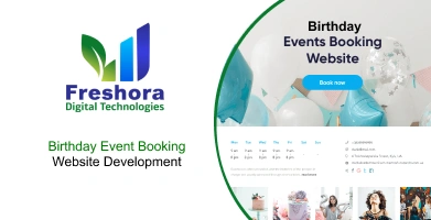 Birthday Event Booking Website Development