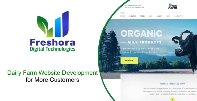 Dairy Farm Website Development for More Customers