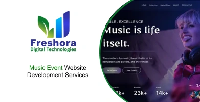 Music Event Website Development Services