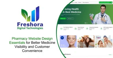 Pharmacy Website Design for Better Product Visibility