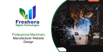 Professional Machinery Manufacturer Website Design