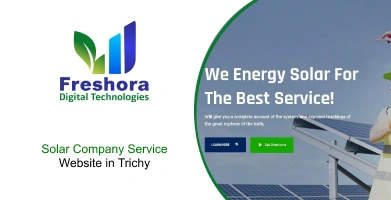 Solar Company Service Website in Trichy