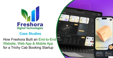 How Freshora Built an End-to-End Website, Web App & Mobile App for a Trichy Cab Booking Startup